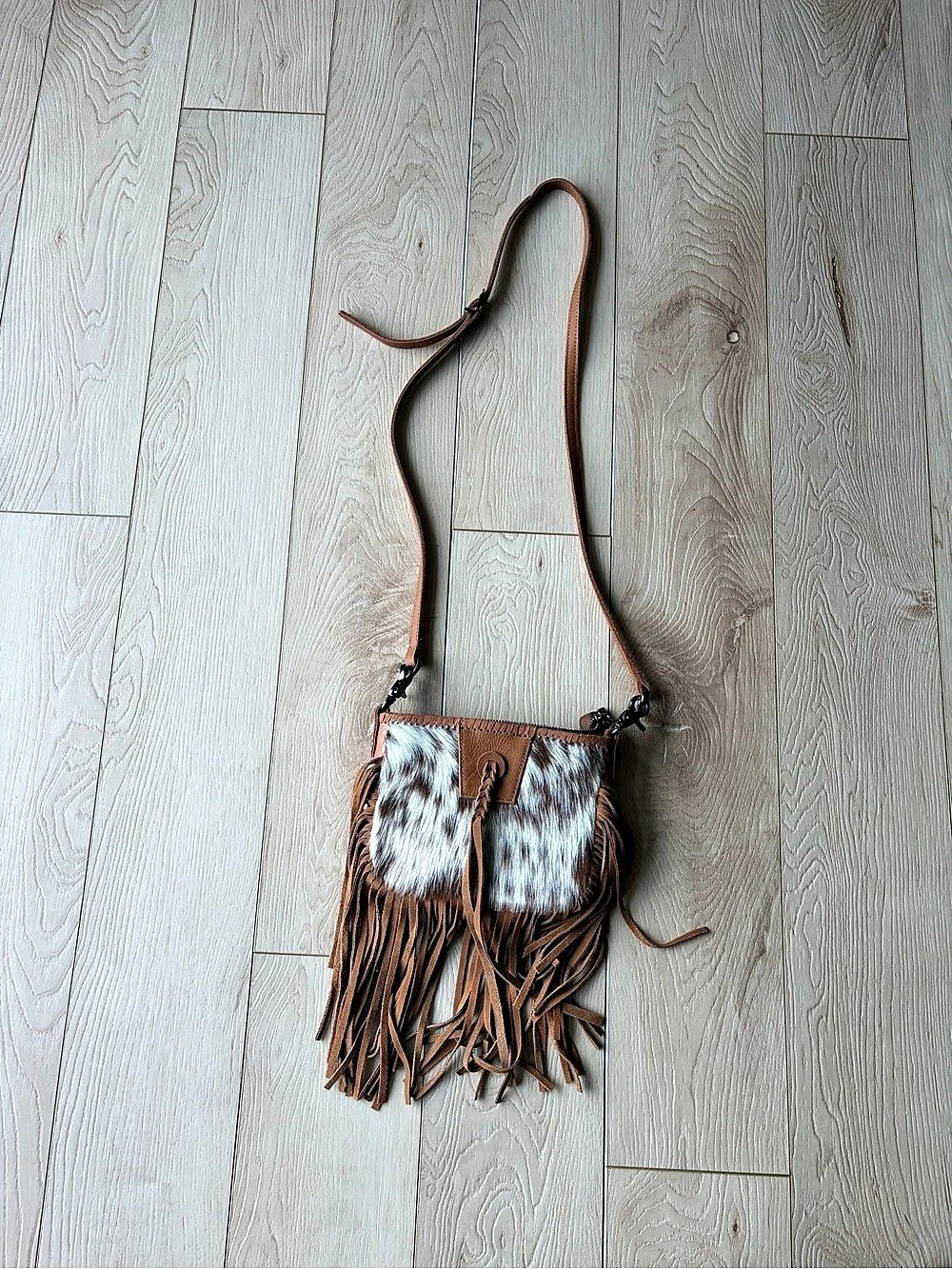 Montana West Brown Fringe Crossbody Bag